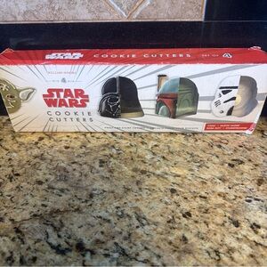Star Wars Cookie Cutters Set with Red, Black, Green, White Accents